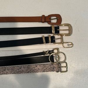 Variety of target belts.